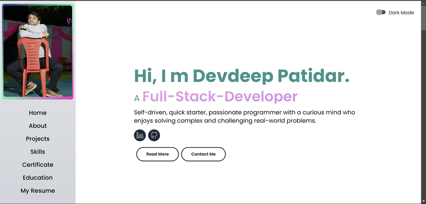 Devdeep Portfolio