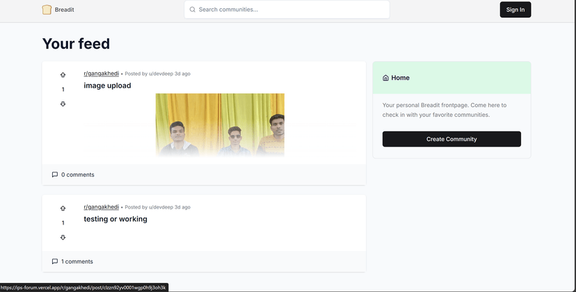 Forum App for College